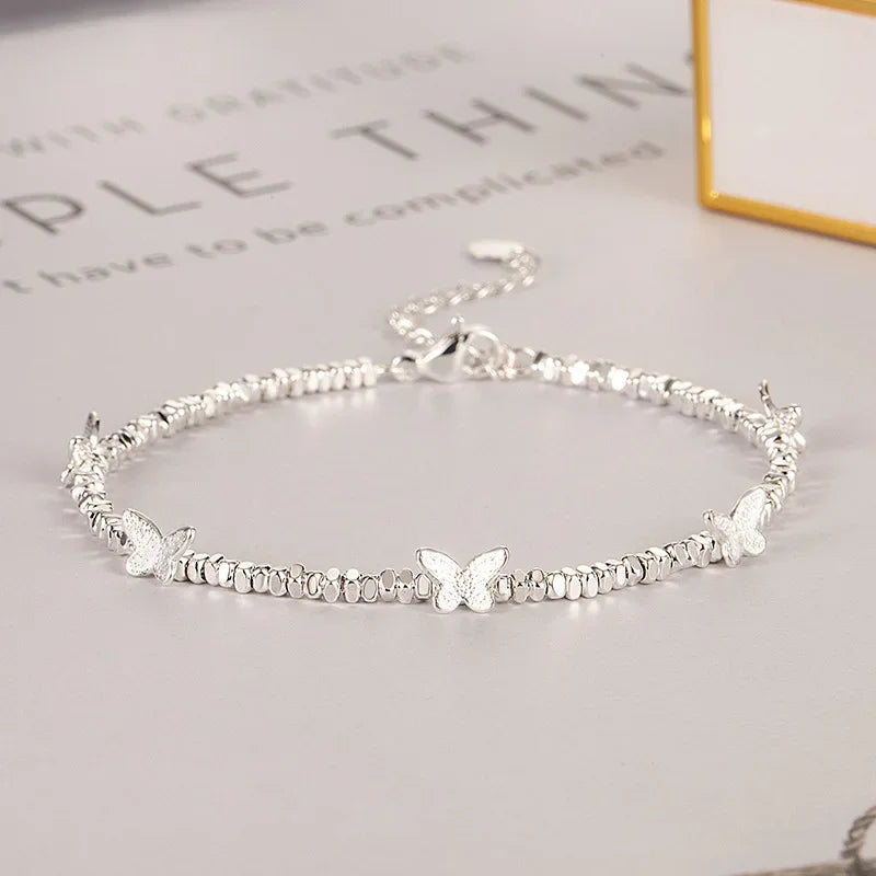 Love Heart Bracelet  – Sterling Silver