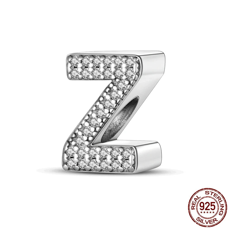 Personalised Alphabet Beads – 925 Sterling Silver